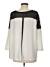 lucy 100% Polyester Ivory White 3/4 Sleeve T-Shirt Size M (estimated) - photo 2