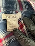 Passport 100% Cotton Plaid Blue Long Sleeve Button-Down Shirt Size M - photo 7