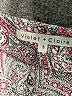 Violet & Claire 100% Polyester Paisley Gray Long Sleeve Blouse Size S - photo 7