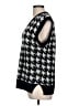 Unbranded 100% Acrylic Houndstooth Black Sweater Vest Size L - photo 5