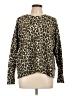 Vince Camuto Animal Print Brown Pullover Sweater Size L - photo 1
