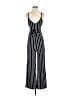 Capella Apparel Stripes Black Jumpsuit Size M - photo 1