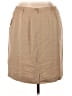 Due Per Due 100% Bamboo Solid Tan Casual Skirt Size 14 - photo 2