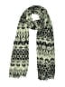 Assorted Brands Green Ivory Scarf One size - photo 1