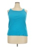 Avenue 100% Cotton Blue Active Tank Size 18 - 20 Plus - photo 1