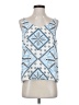 Cotton On 100% Polyester Blue Sleeveless Blouse Size S - photo 1