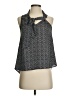 West Kei 100% Polyester Black Sleeveless Blouse Size XS - photo 1