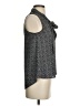 West Kei 100% Polyester Black Sleeveless Blouse Size XS - photo 4