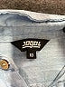 Assorted Brands 100% Cotton Blue Short Sleeve Button-Down Shirt Size 10 - photo 3