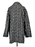 CATHERINE Catherine Malandrino 100% Polyester Houndstooth Gray Coat Size S - photo 2