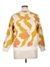 Lush Print Yellow Pullover Sweater Size XL (estimated) - photo 2