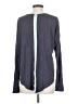 Left Coast by Dolan Color Block Gray Tan Long Sleeve Top Size S - photo 2
