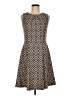 Signature Argyle Brown Casual Dress Size 6 - photo 1