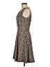 Signature Argyle Brown Casual Dress Size 6 - photo 5