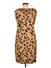 Taylor Animal Print Tan Cocktail Dress Size 8 - photo 2