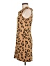 Taylor Animal Print Tan Cocktail Dress Size 8 - photo 5