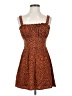 Trixxi 100% Polyester Animal Print Brown Cocktail Dress Size S - photo 1