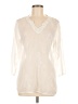 Chico's 100% Rayon Ivory 3/4 Sleeve Blouse Size Med (1) - photo 1
