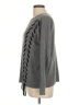 Roz & Ali 100% Acrylic Gray Pullover Sweater Size L - photo 5