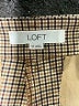 Ann Taylor LOFT Houndstooth Brown Dress Pants Size 12 - photo 7