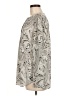 Talbots 100% Polyester Paisley Silver Long Sleeve Blouse Size M - photo 5