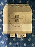 Hei Hei 100% Linen Hearts Blue Romper Size XS - photo 4