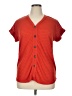 Onque Casuals Red Short Sleeve Top Size XL - photo 1