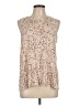 Old Navy Tan Ivory Sleeveless Blouse Size L - photo 1