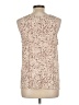 Old Navy Tan Ivory Sleeveless Blouse Size L - photo 2
