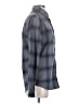 Fox Plaid Gray Long Sleeve Button-Down Shirt Size S - photo 4