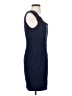Lord & Taylor 100% Polyester Tweed Blue Cocktail Dress Size 4 - photo 4