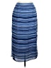 Rena Rowan 100% Polyester Stripes Blue Casual Skirt Size 10 - photo 1
