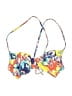 Out From Under Print Yellow Swimsuit Top Size S - photo 1