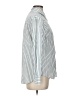 Unbranded 100% Cotton Stripes Silver Long Sleeve Button-Down Shirt Size L - photo 4