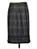 Per Se By Carlisle Argyle Gray Formal Skirt Size 4 - photo 2