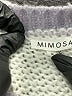 Mimosa 100% Acrylic Stripes Silver Pullover Sweater Size S - photo 7