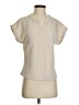 Unbranded 100% Polyester Ivory Short Sleeve T-Shirt Size S - photo 1