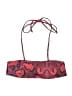 Zaful Animal Print Red Swimsuit Top Size S - photo 1