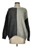 Pink Lily Color Block Gray Pullover Sweater Size S - photo 1