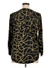 MICHAEL Michael Kors Print Black Long Sleeve Blouse Size XL (estimated) - photo 2