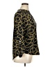 MICHAEL Michael Kors Print Black Long Sleeve Blouse Size XL (estimated) - photo 4
