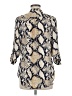 Depri 100% Polyester Animal Print Gold 3/4 Sleeve Blouse Size M - photo 2