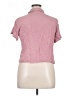 Danskin 100% Rayon Pink Short Sleeve Blouse Size XL - photo 2