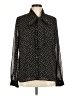 Halogen Polka Dots Black Long Sleeve Blouse Size M - photo 1