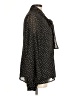 Halogen Polka Dots Black Long Sleeve Blouse Size M - photo 4