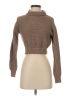 Trois Brown Turtleneck Sweater Size 4 (2 or M) - photo 1