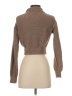 Trois Brown Turtleneck Sweater Size 4 (2 or M) - photo 2
