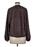 Evereve 100% Polyester Purple Long Sleeve Blouse Size M - photo 2