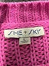 She + Sky 100% Acrylic Solid Pink Pullover Sweater Size L - photo 7