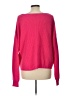 j. society Solid Pink Pullover Sweater Size L - photo 2